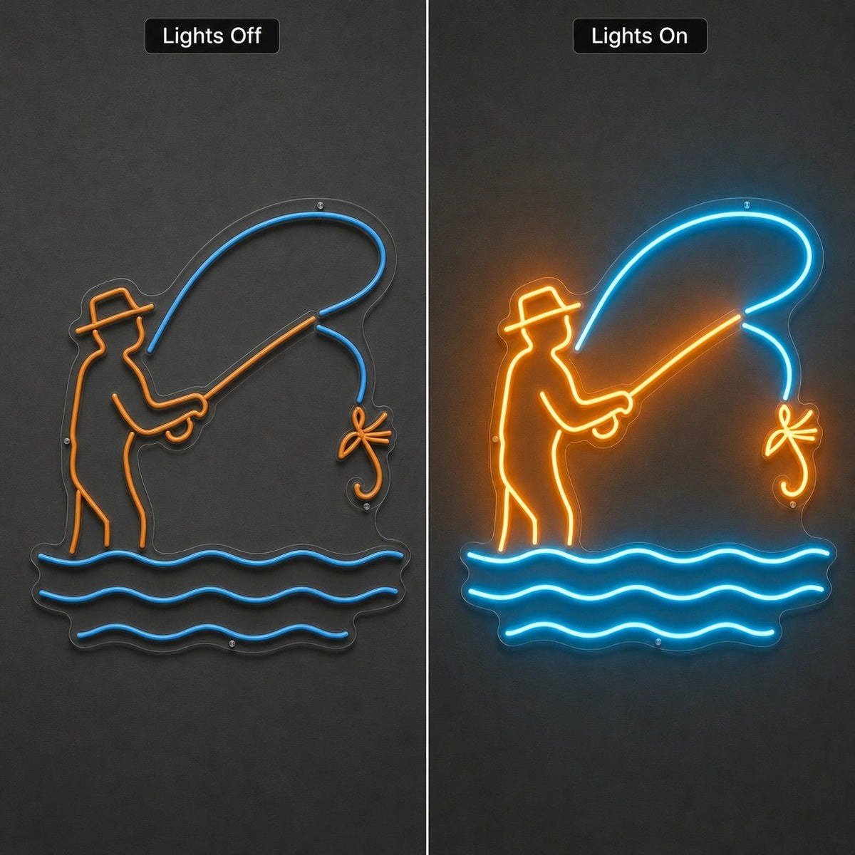 Fly Fishing LED Neon Sign - Shineneon
