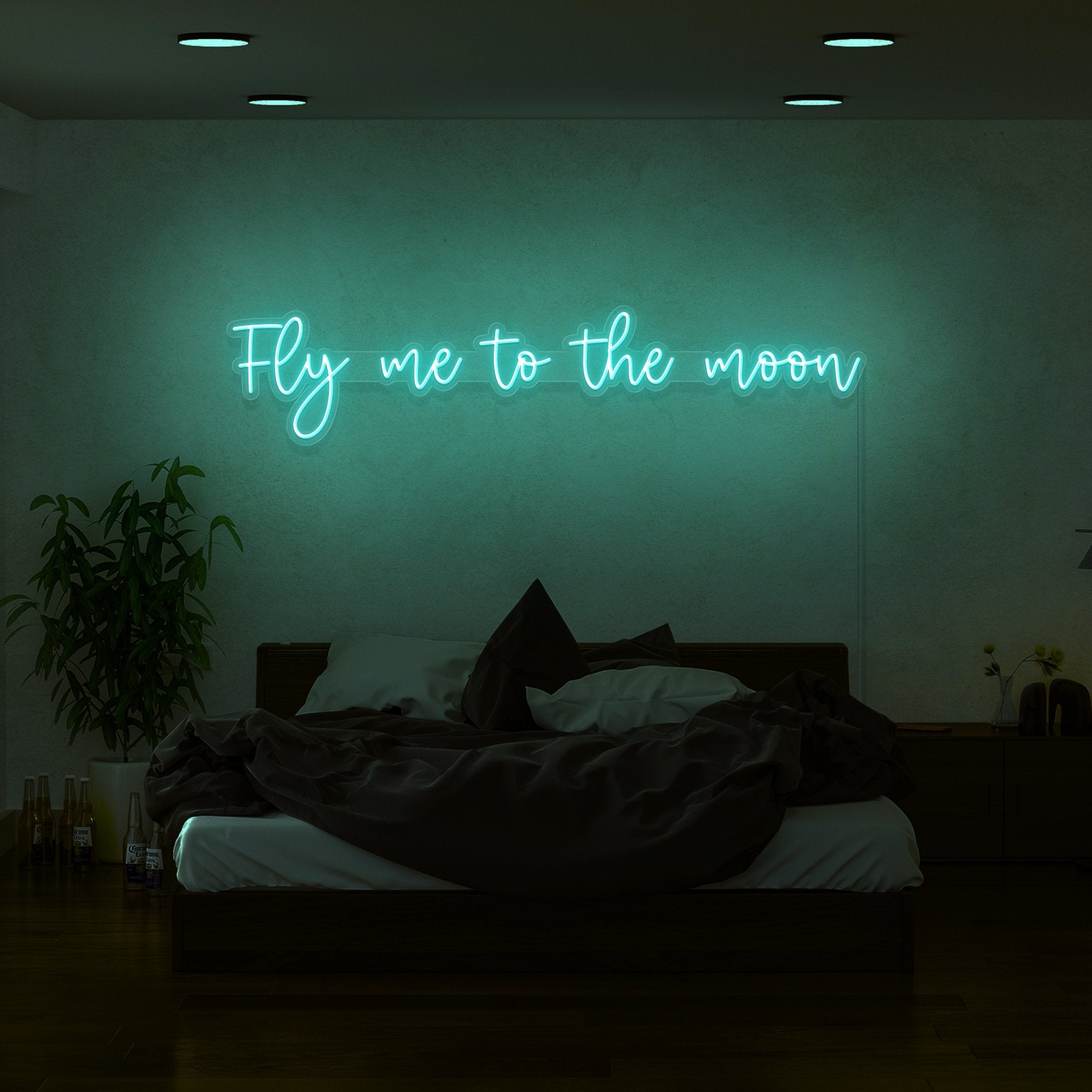 Fly Me To The Moon Led Neon Sign | Shineneon