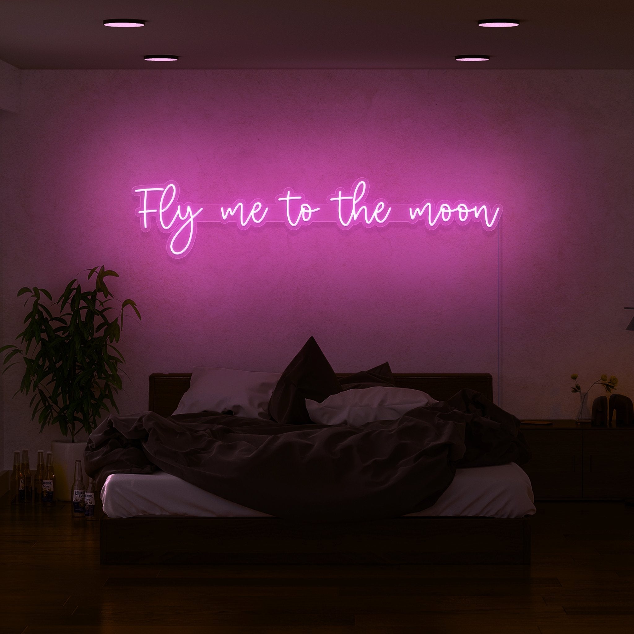Fly Me To The Moon Led Neon Sign | Shineneon