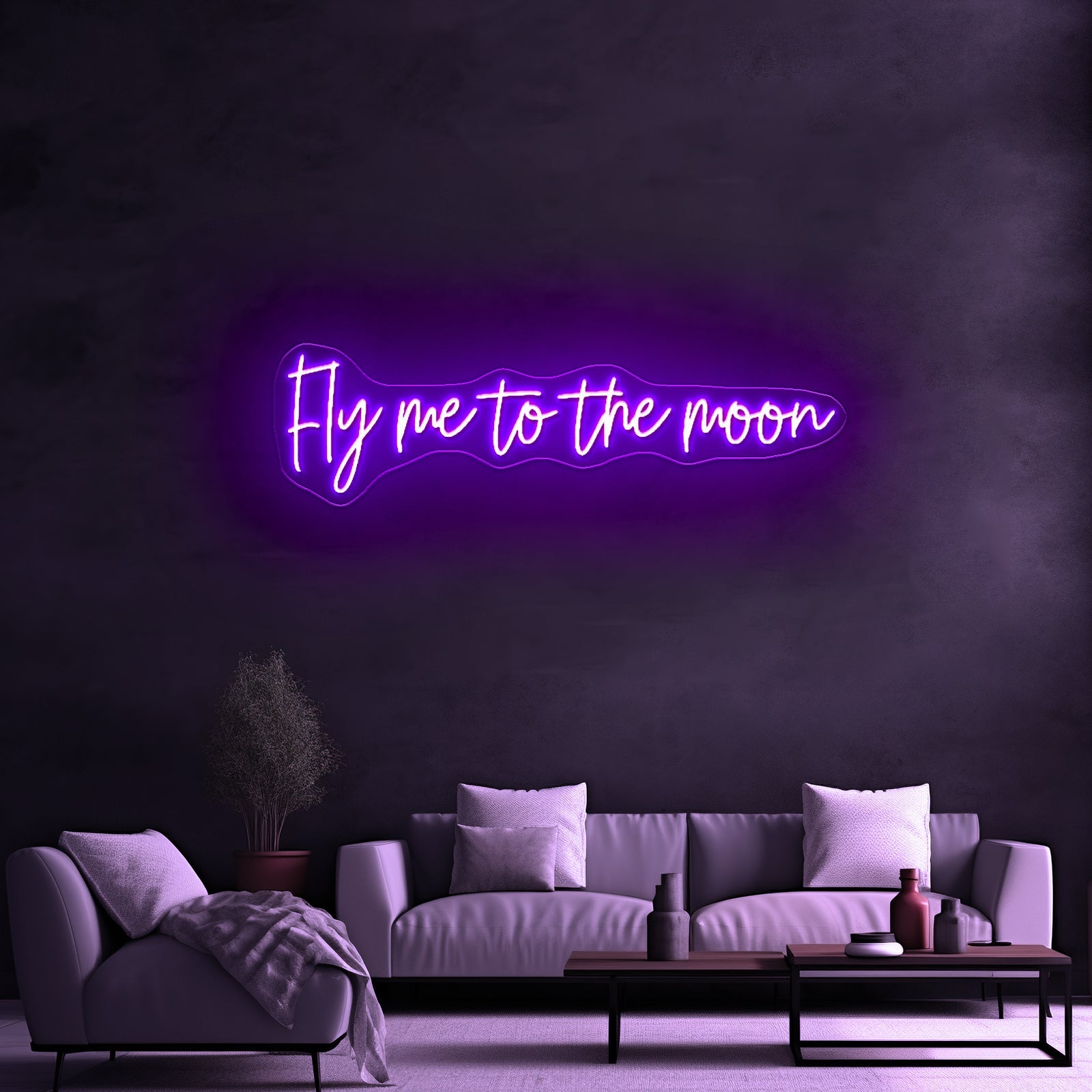 Fly Me To The Moon Led Neon Signs - Shineneon