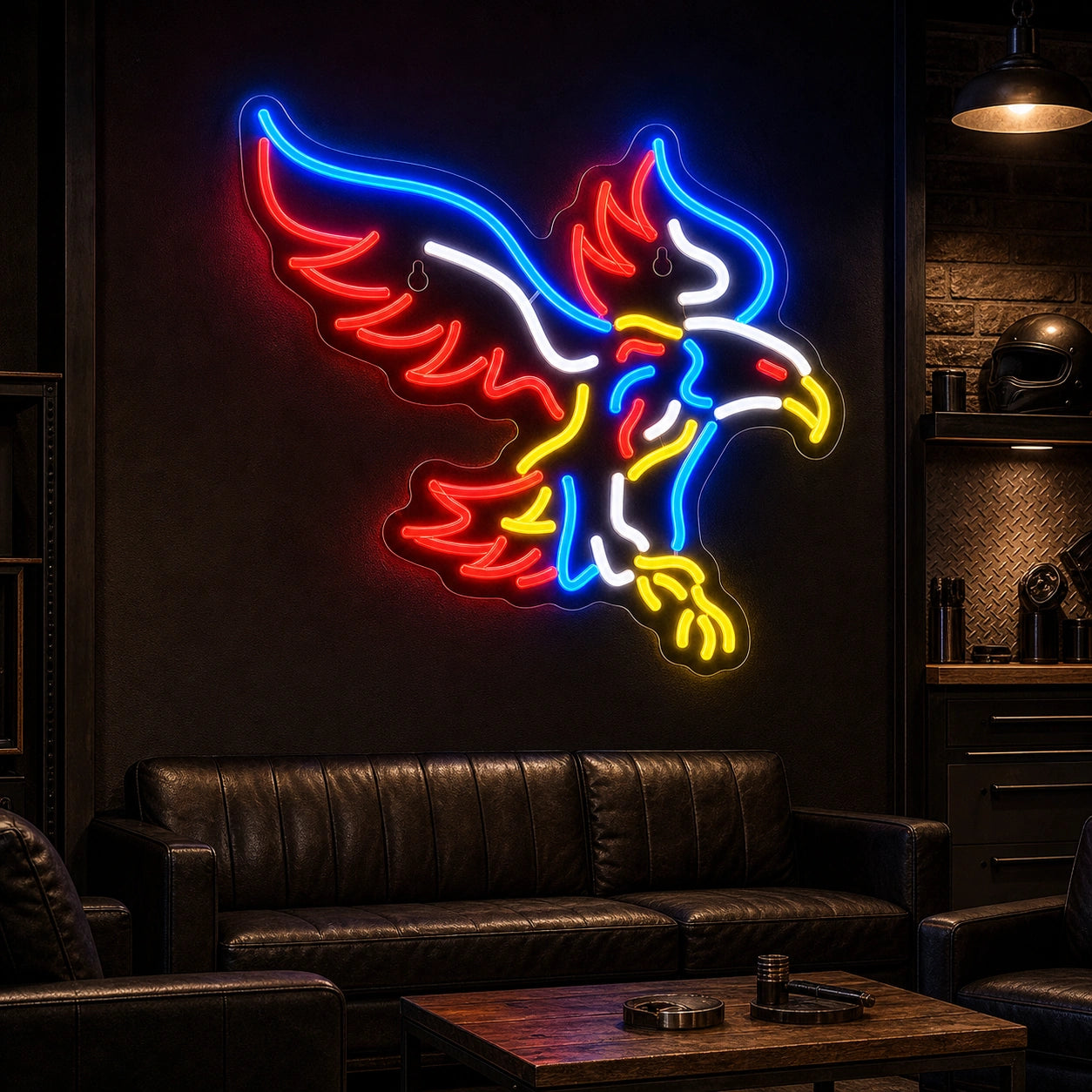 Flying Eagle With Talons LED Neon Sign Home Bar Wall Decoration high-converting product image