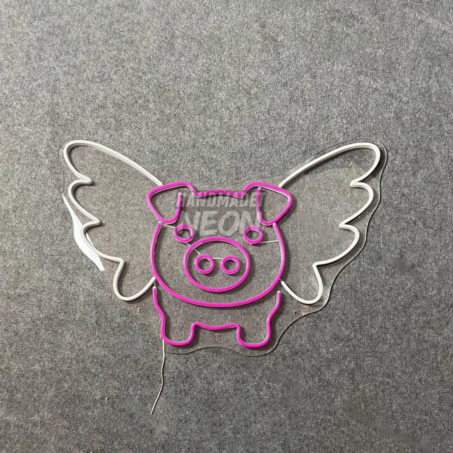 Flying Pig Wings Led Neon Sign Led Decor | Shineneon