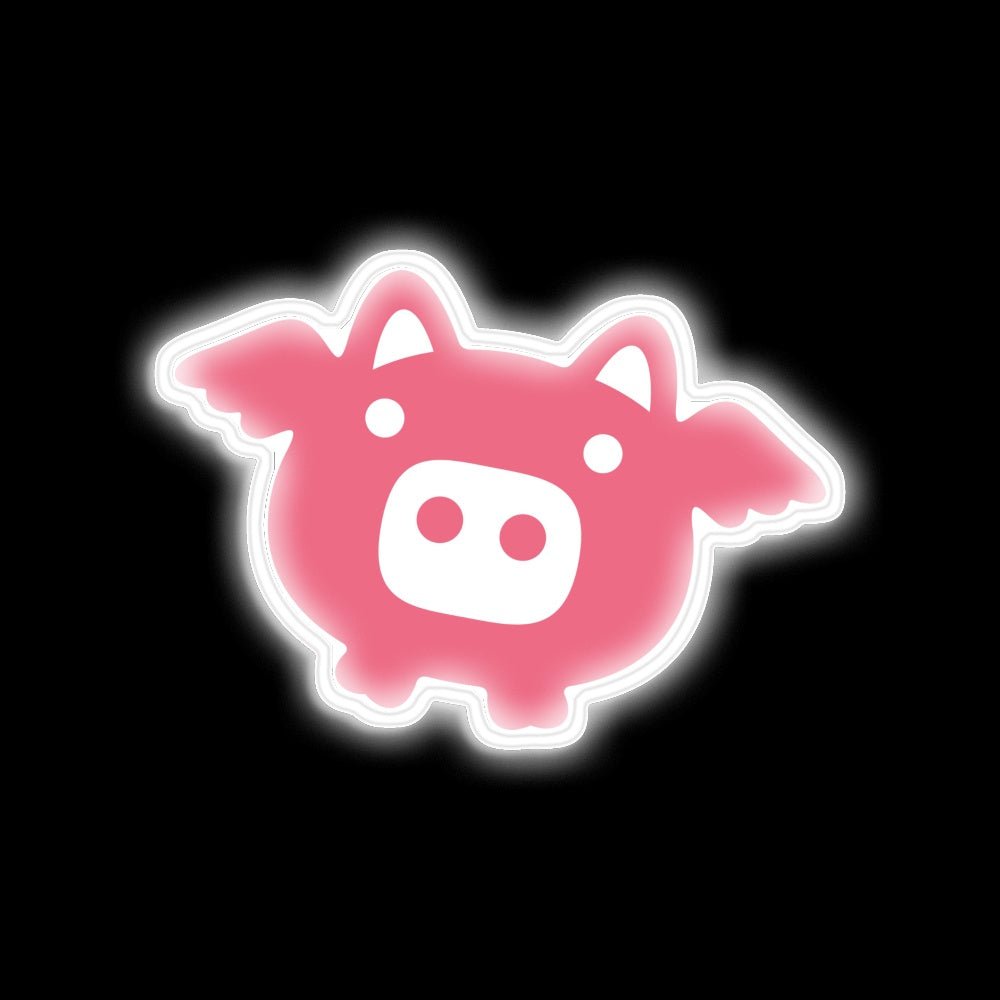 Flying Pink Pig Neon Sign - Shineneon