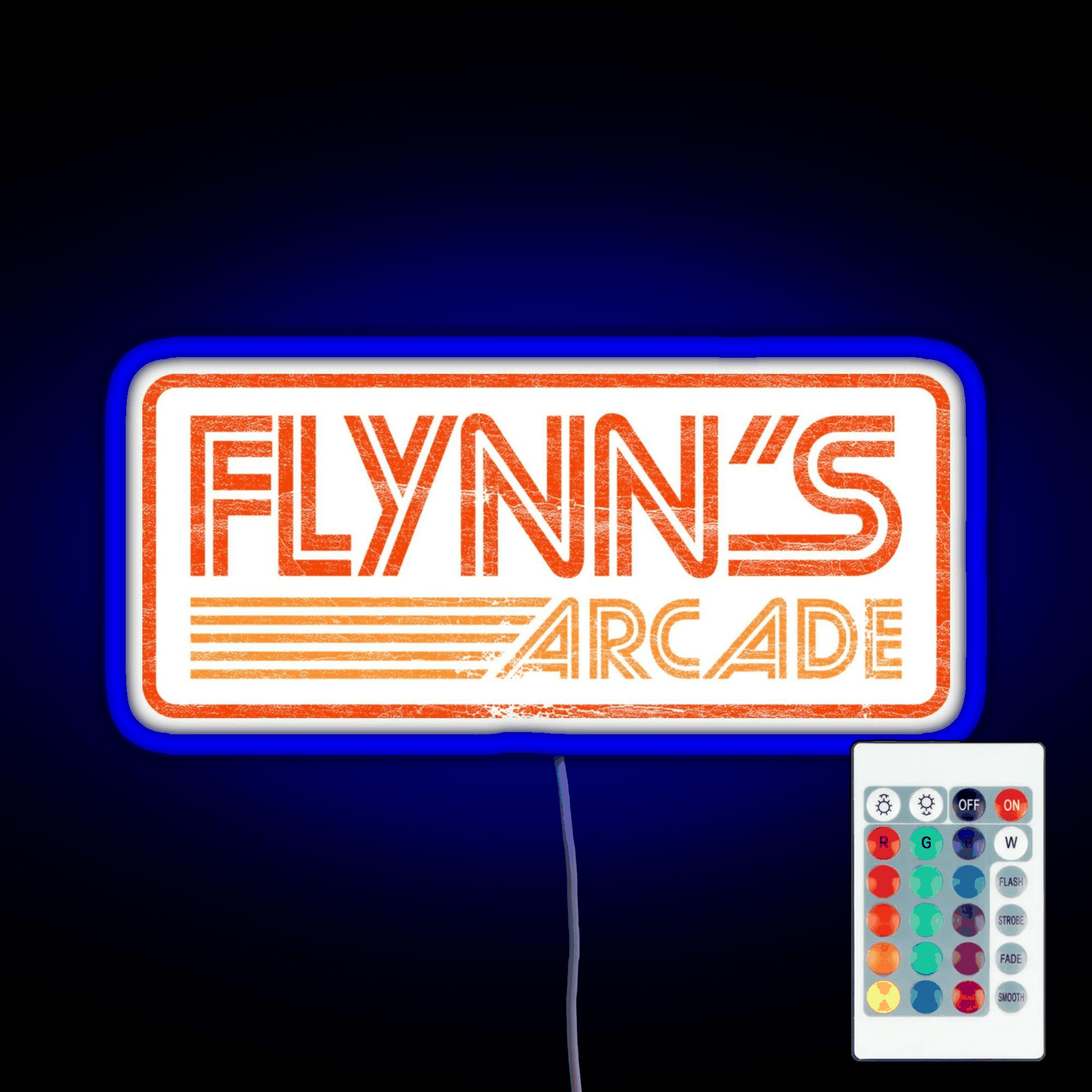 Flynn S Arcade 80s Retro Rgb Led Neon Sign Pop Wall Art