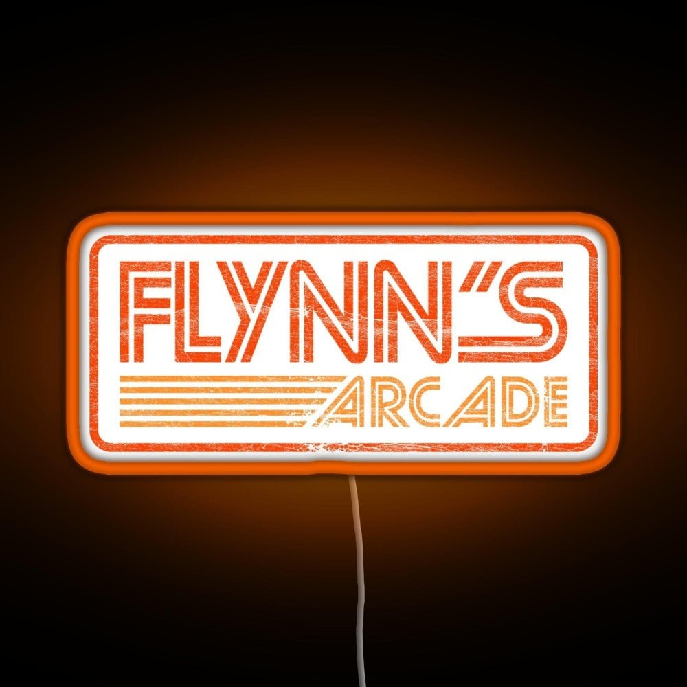 Flynn S Arcade 80s Retro Rgb Led Neon Sign Pop Wall Art - Shineneon