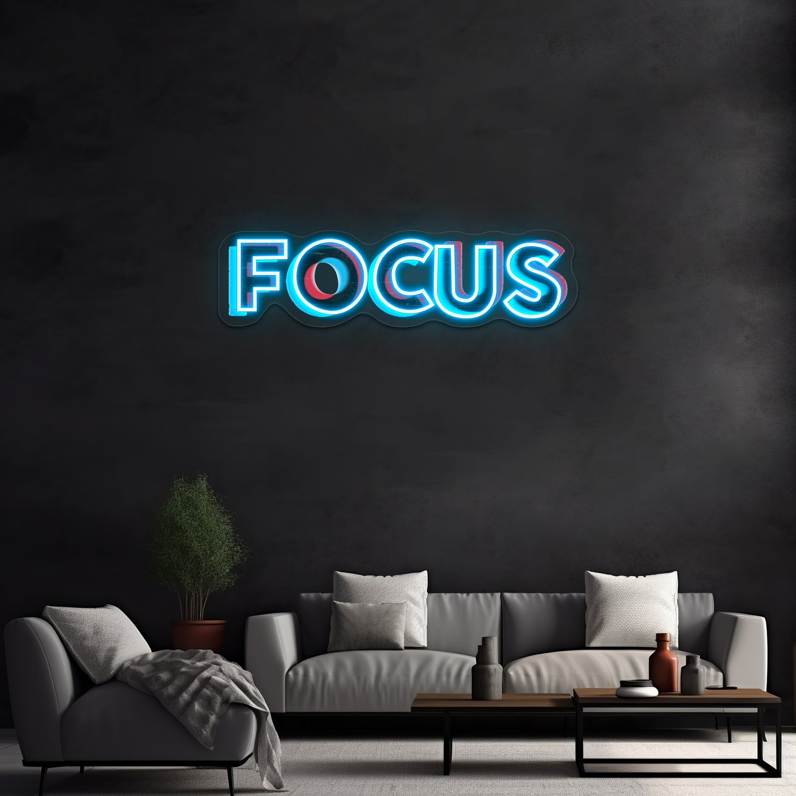 Focus Artwork Personalized Light Up Sign