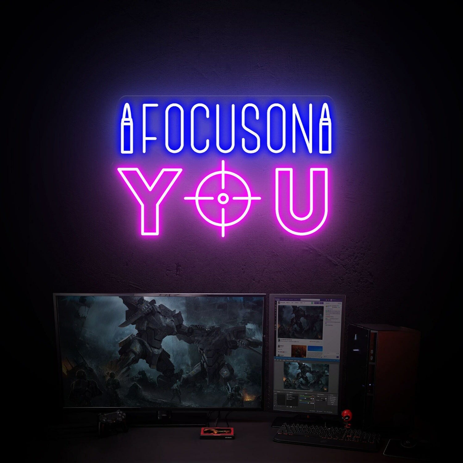 Focus On You Led Neon Sign Adding A Vibrant Touch To Home Decor Office | Shineneon