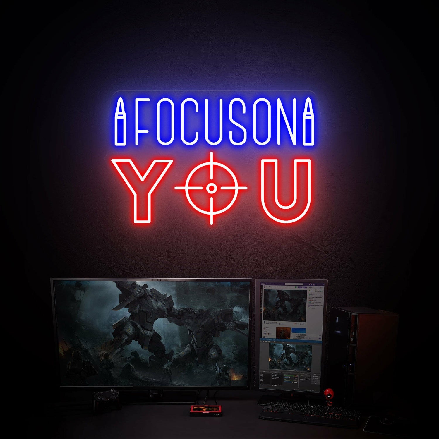 Focus On You Led Neon Sign Adding A Vibrant Touch To Home Decor Office | Shineneon