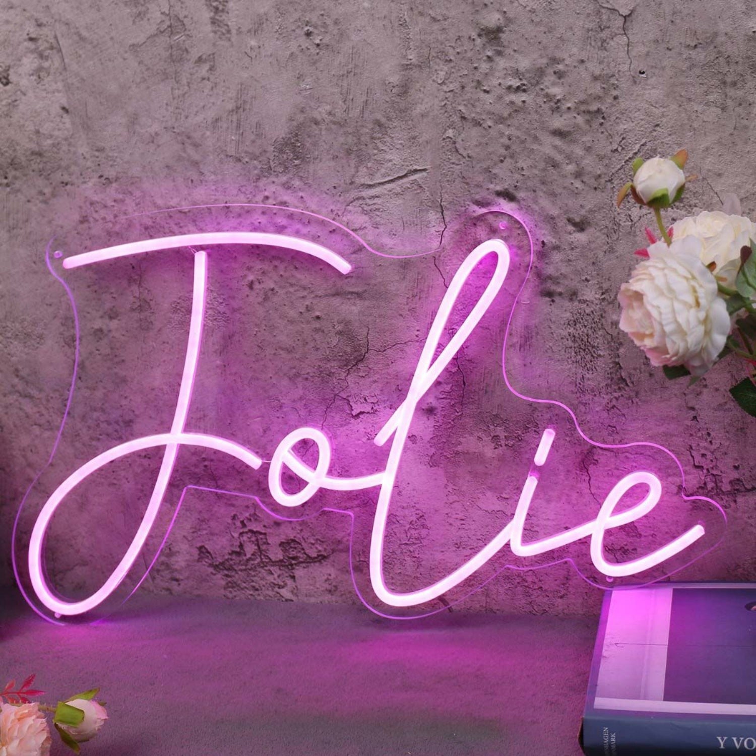 Folie Pink Custom Led Neon Sign - Shineneon