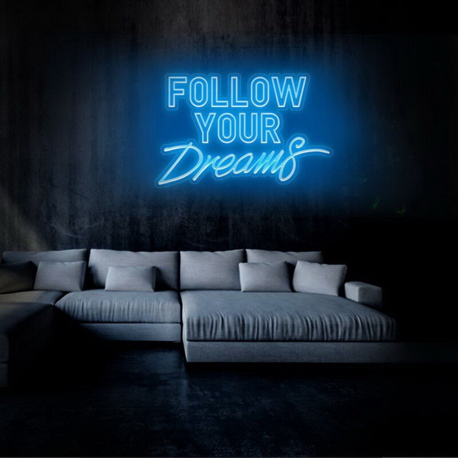 Follow Your Dreams Led Neon Sign Finspirational Spaces - Shineneon