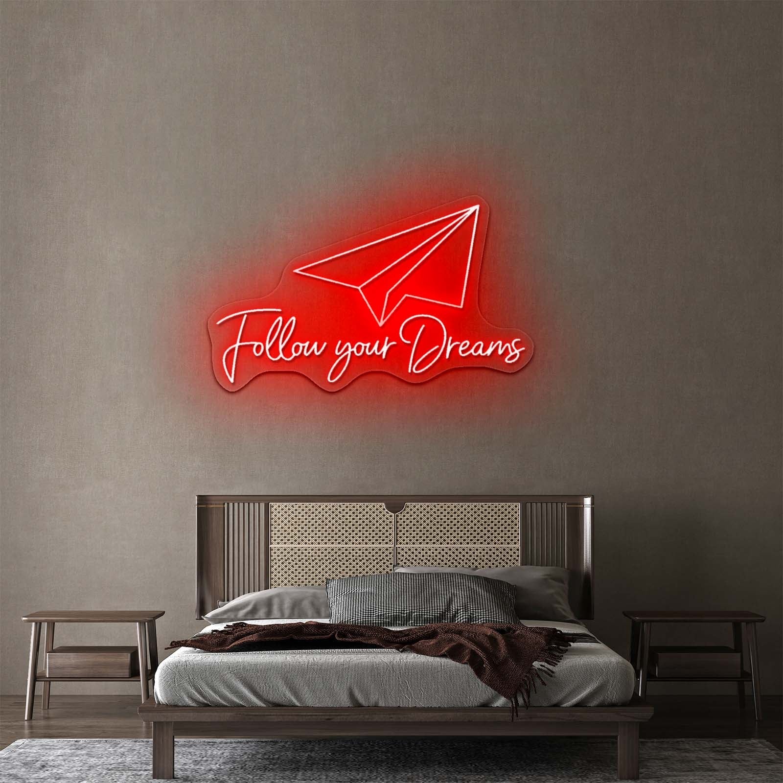 Follow Your Dreams Personalized Neon Signs - Shineneon