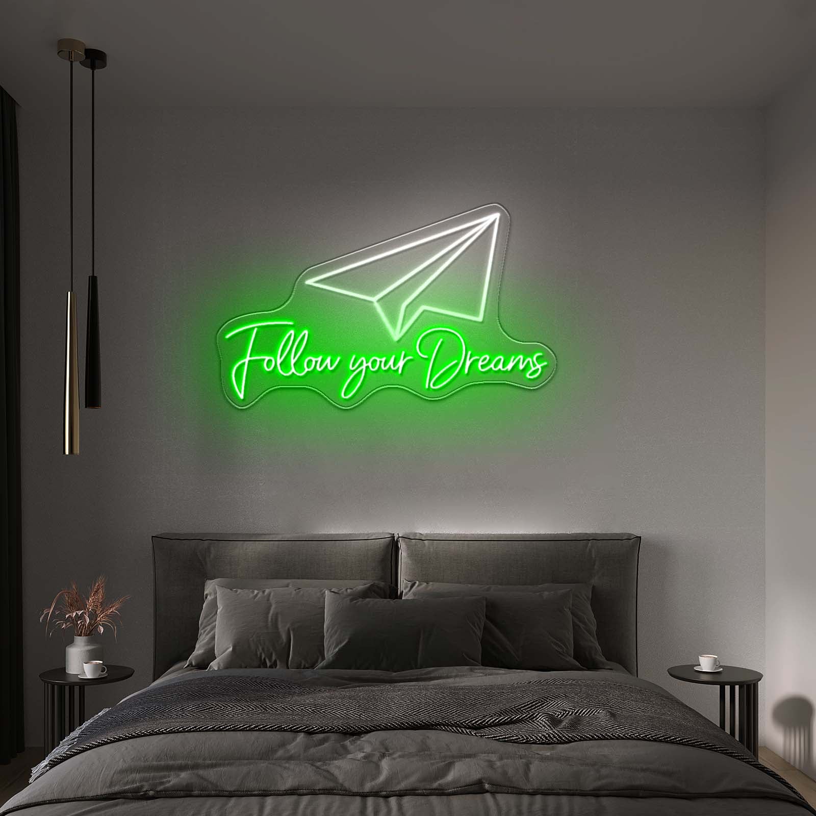 Fountain Pen Artwork Personalized Light Up Sign