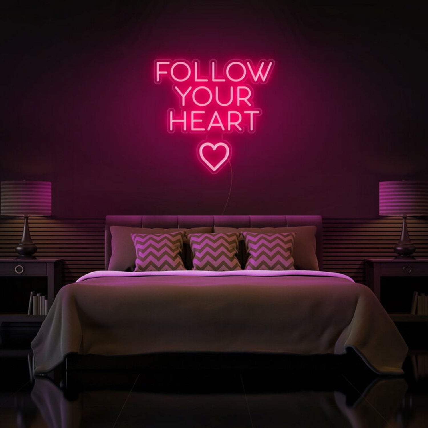 Follow Your Heart Neon Sign For Romantic | Shineneon