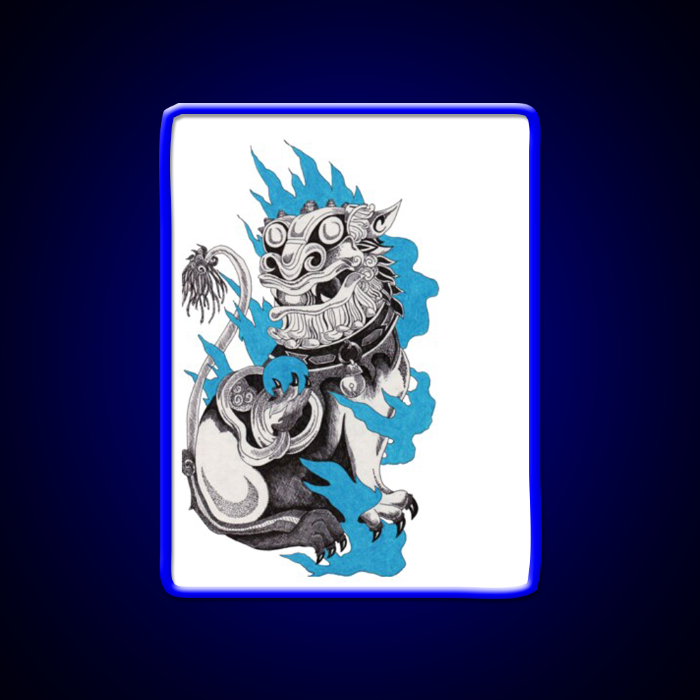 Foo Dog Asian Cultural Led Neon Sign Rgb Color - LED neon sign view 5