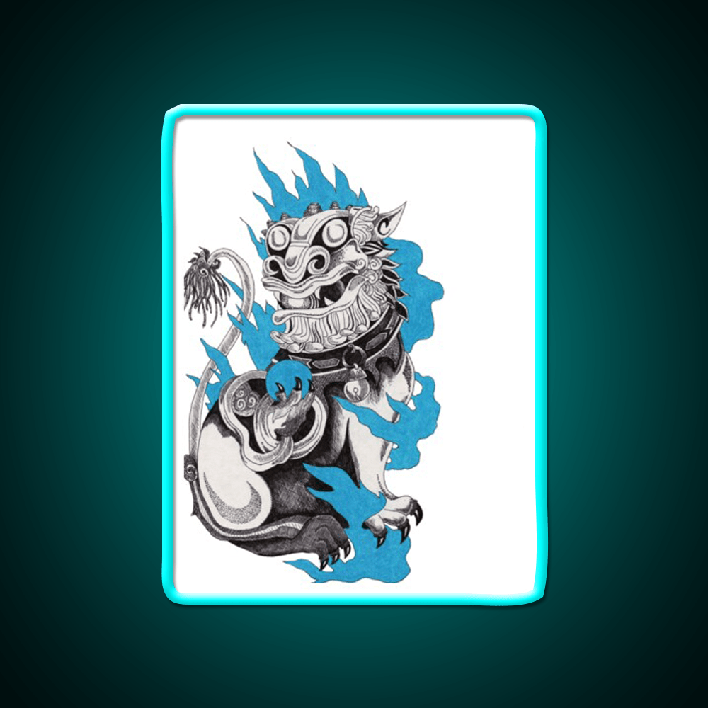Foo Dog Asian Cultural Led Neon Sign Rgb Color - Shineneon