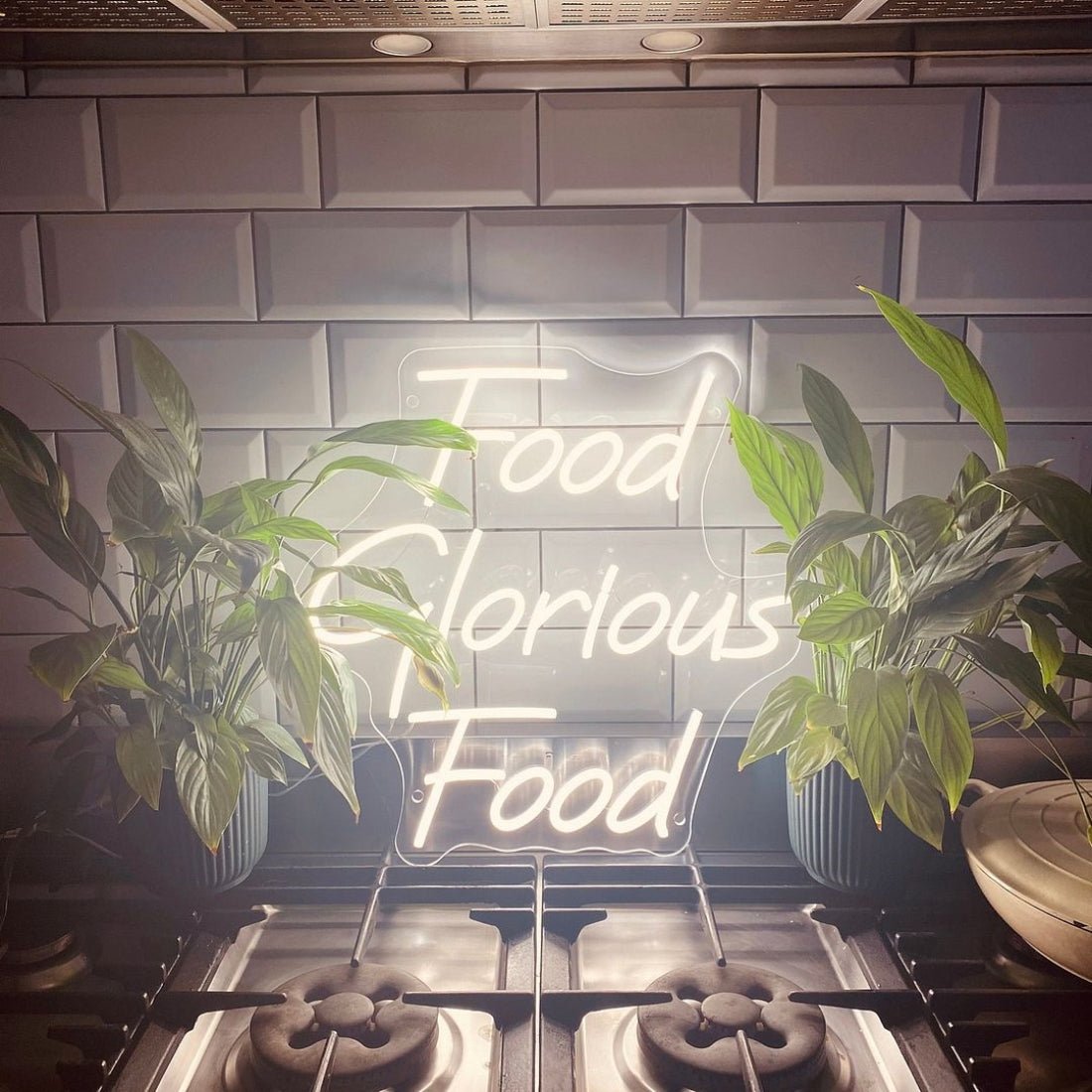 Food Glorious Food Led Sign Business Neon Sign - Shineneon