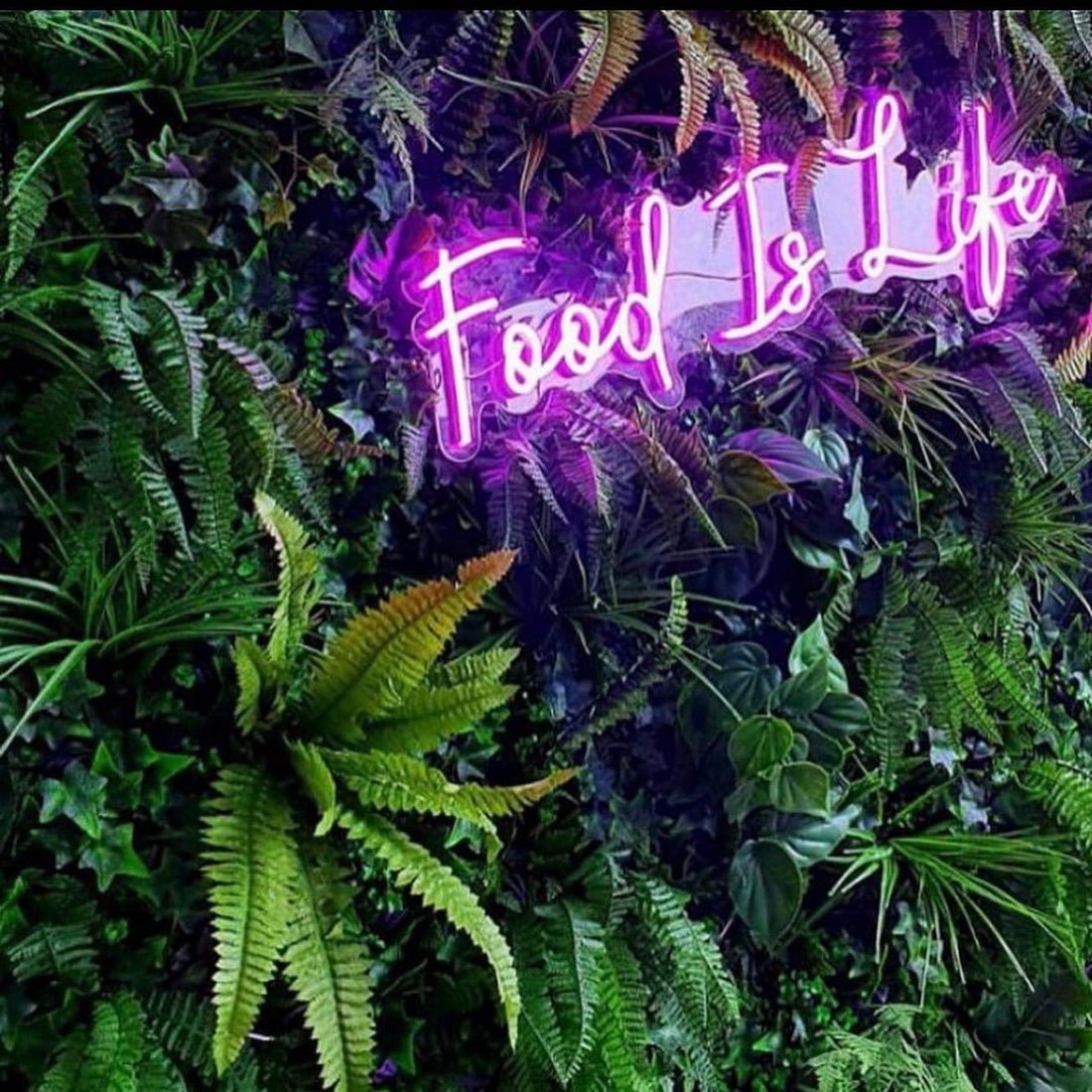 Food Is Life Led Sign Business Neon Sign - Shineneon