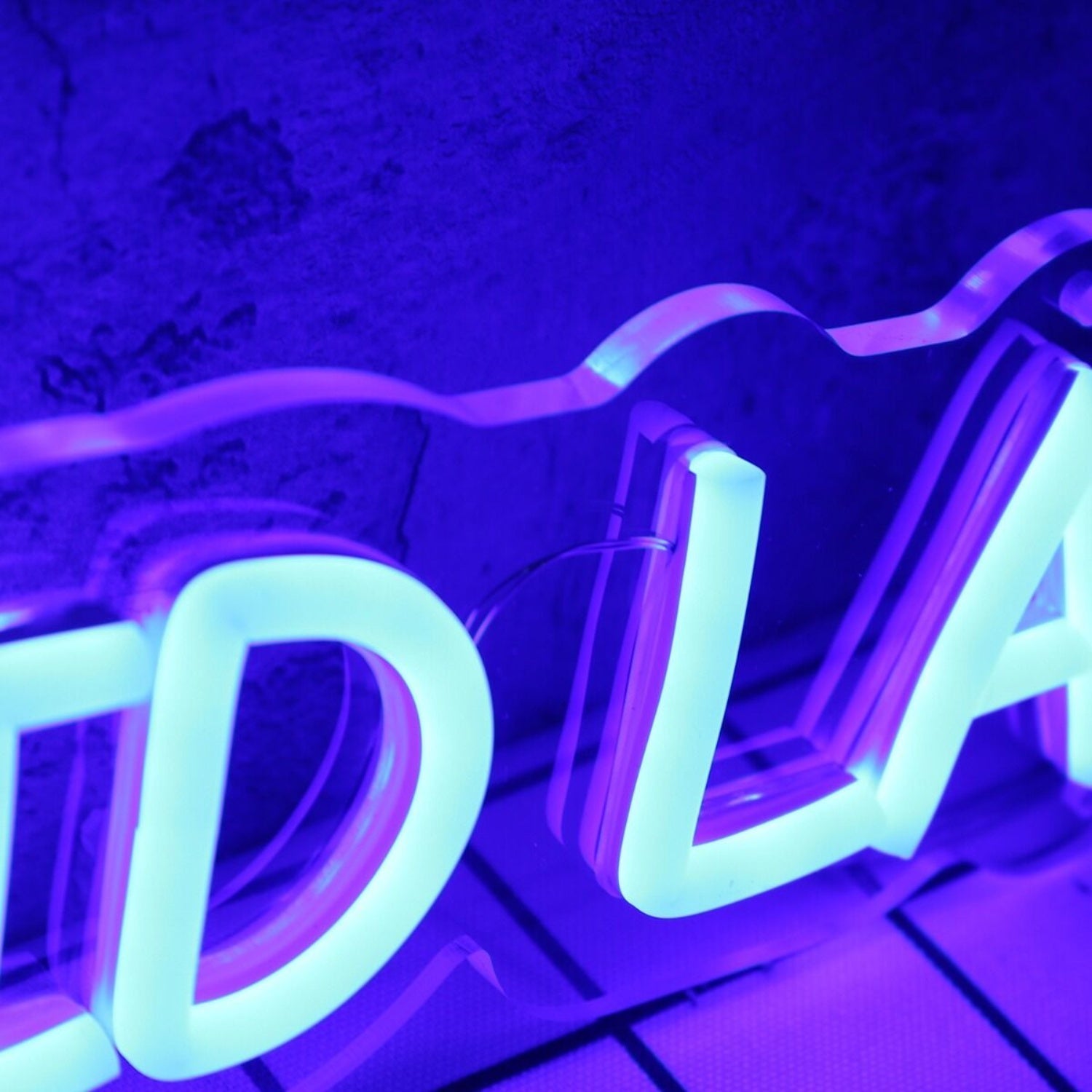 Food Kid La Blue Led Neon Sign - Shineneon