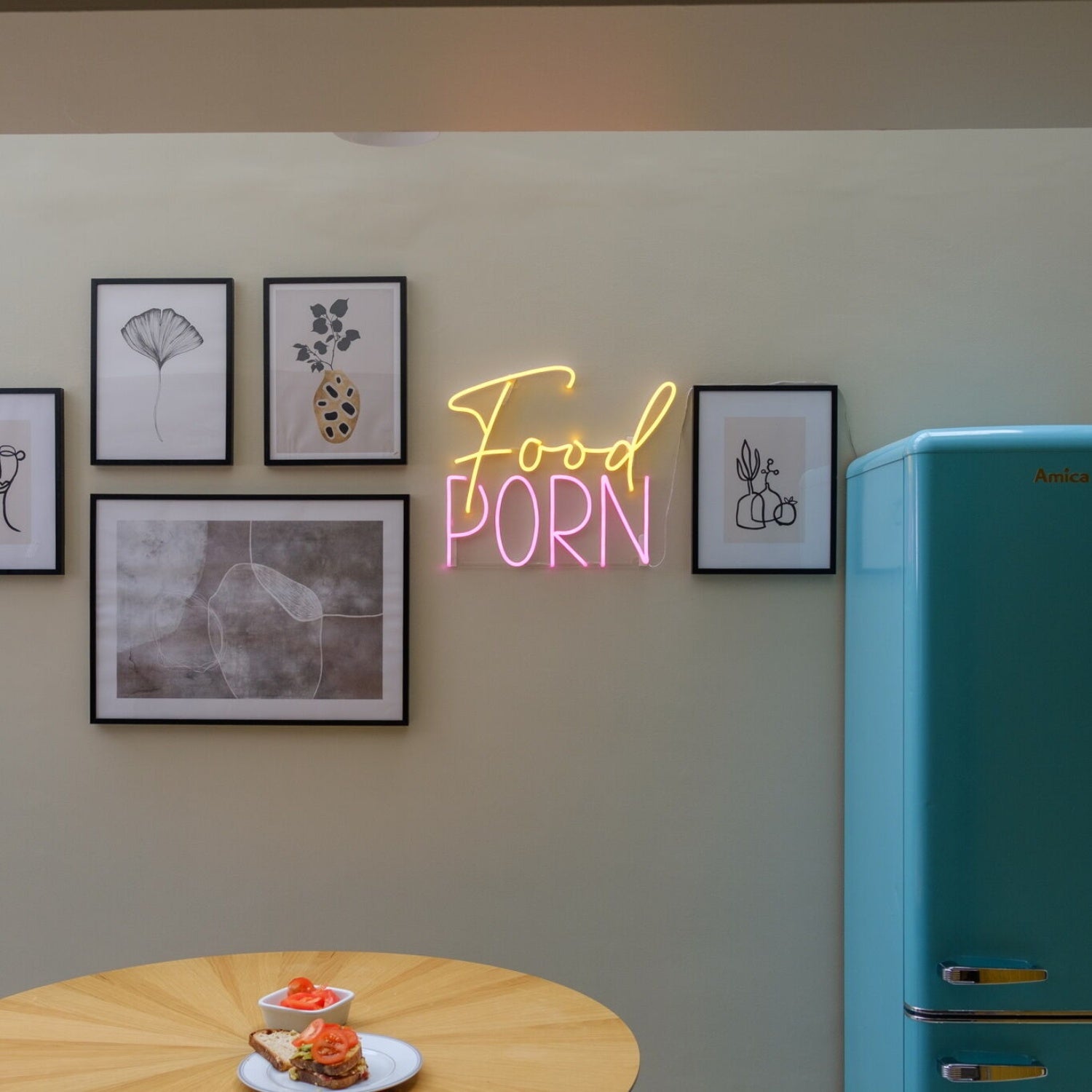 Food Porn Led Neon Sign Mne11008 For Food Lovers And Dining Areas | Shineneon