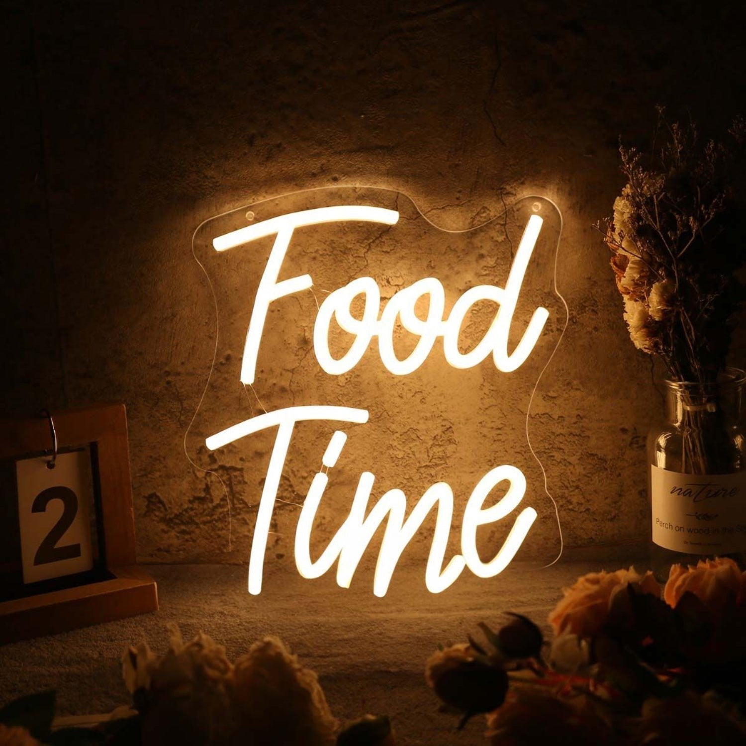 Food Time Yellow Custom Led Neon Sign - Shineneon
