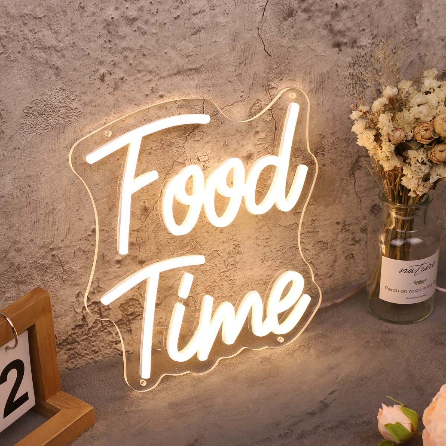 Food Time Yellow Custom Led Neon Sign - Shineneon