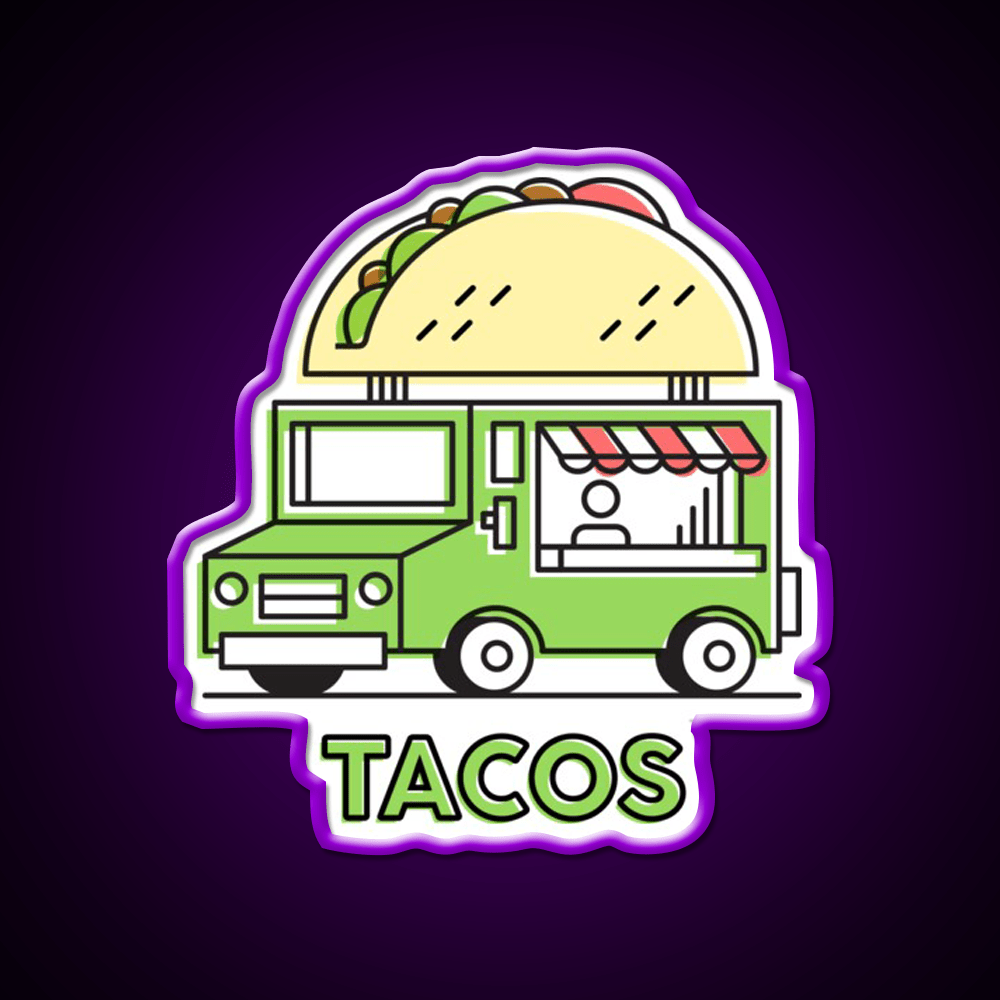 Food Trucks Taco Led Neon Sign Mexican Food Sign Rgb Color - Shineneon