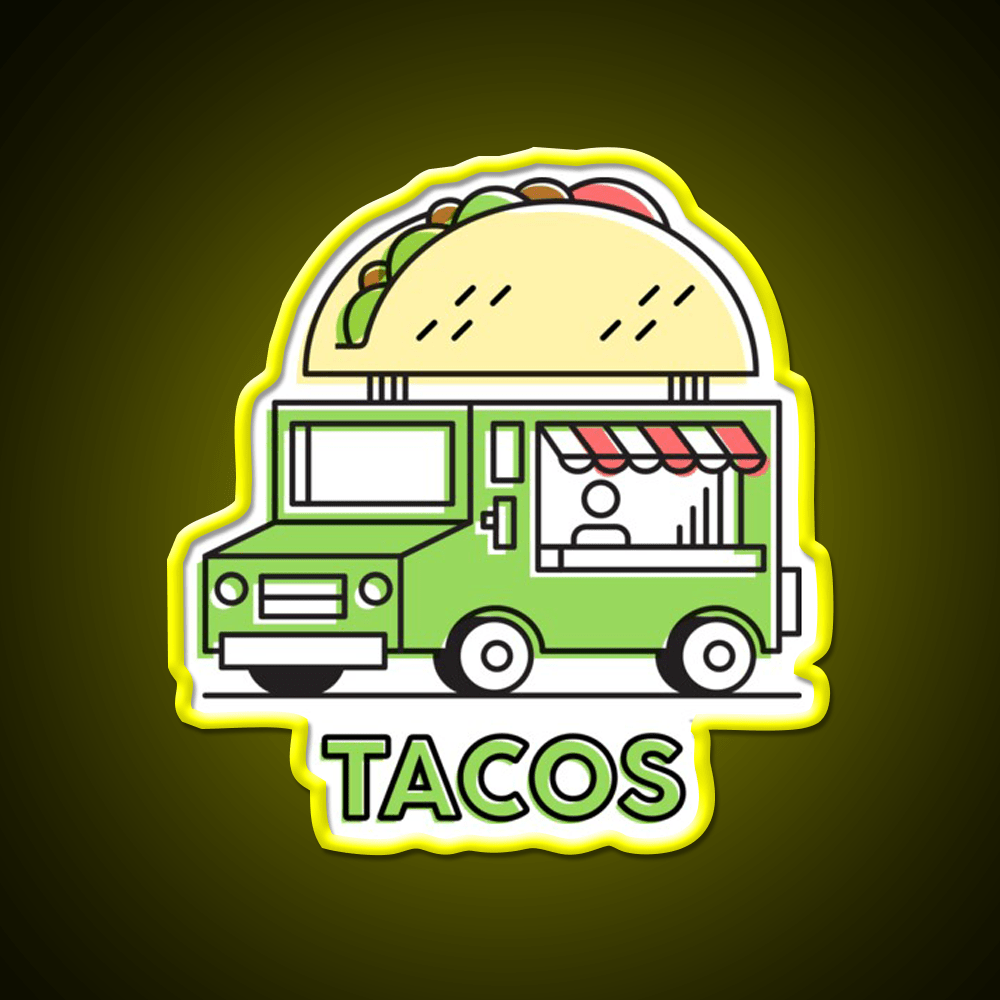 Food Trucks Taco Led Neon Sign Mexican Food Sign Rgb Color - Shineneon