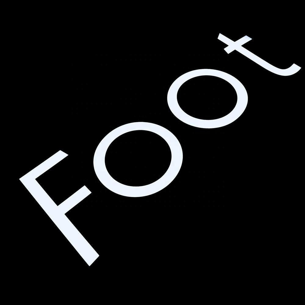 Foot 3D Frontlit Letters Metal Led Sign