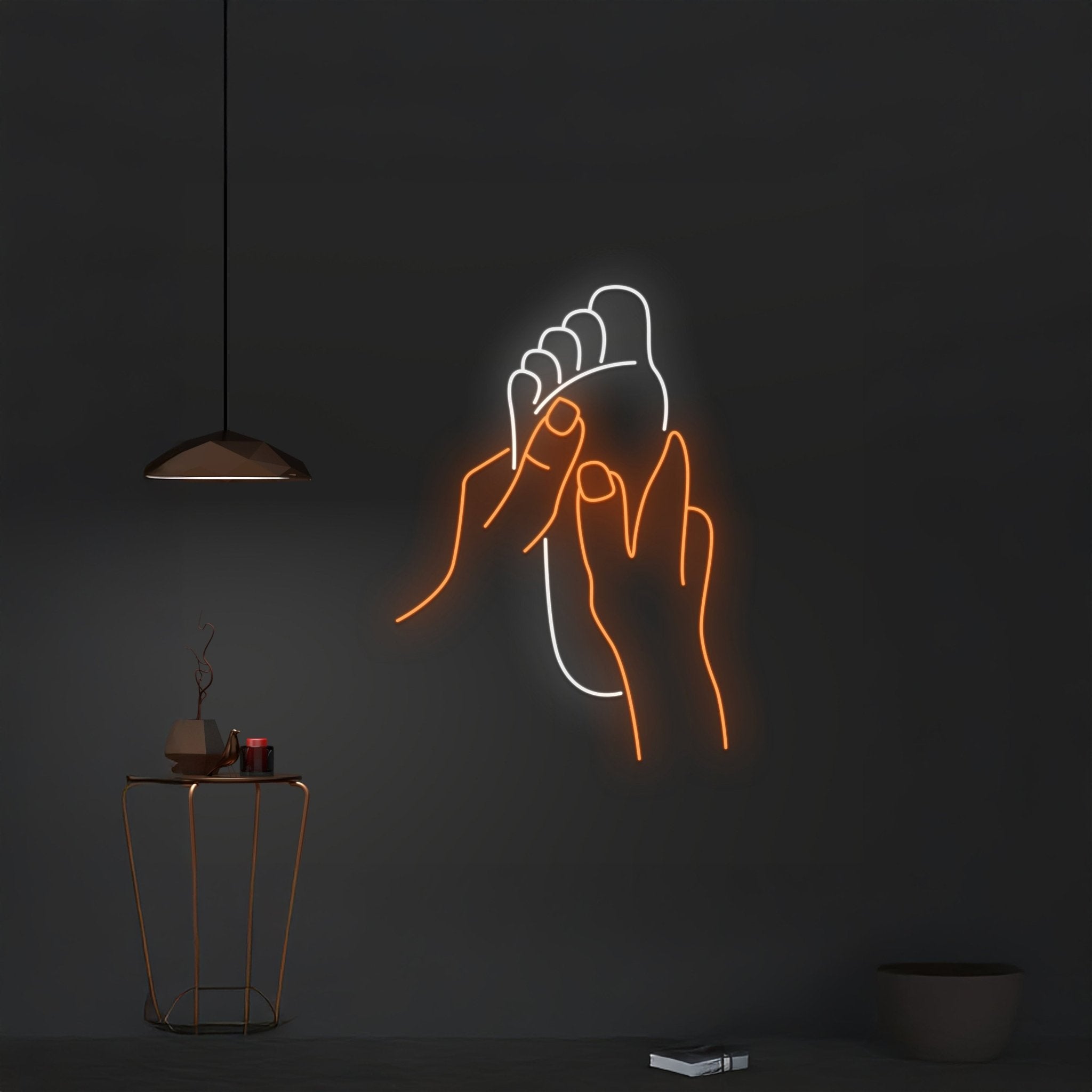 Foot Massage Neon Sign Massage Service Led Sign - Shineneon