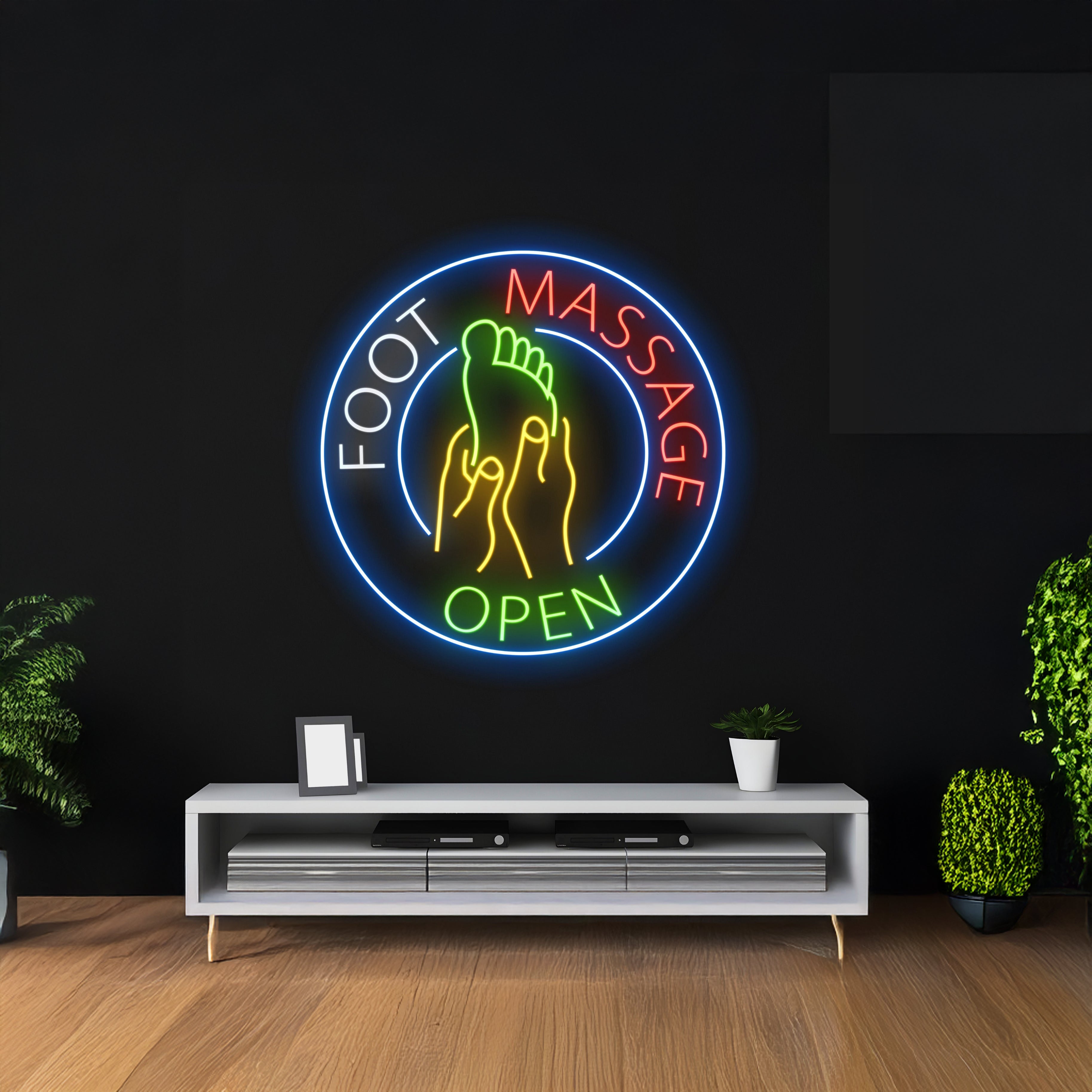 Foot Massage Open Neon Sign | Shineneon