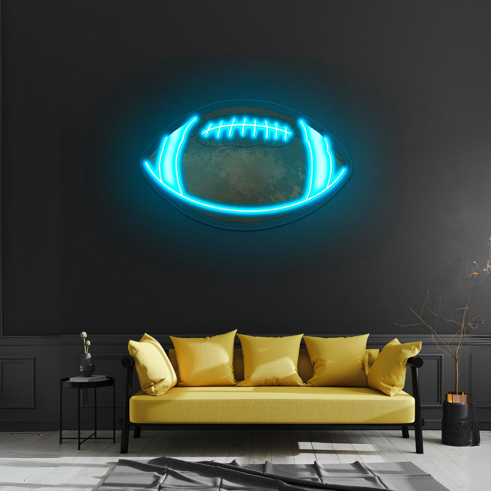 Football Fall Neon Signs For Sports Kids Room Decor