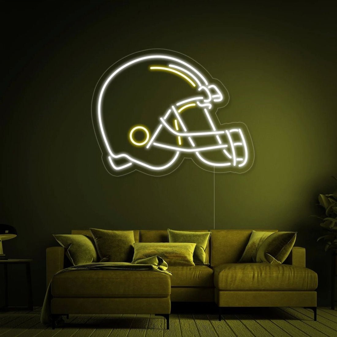 Football Helmet Led Sign Business Neon Sign - Shineneon