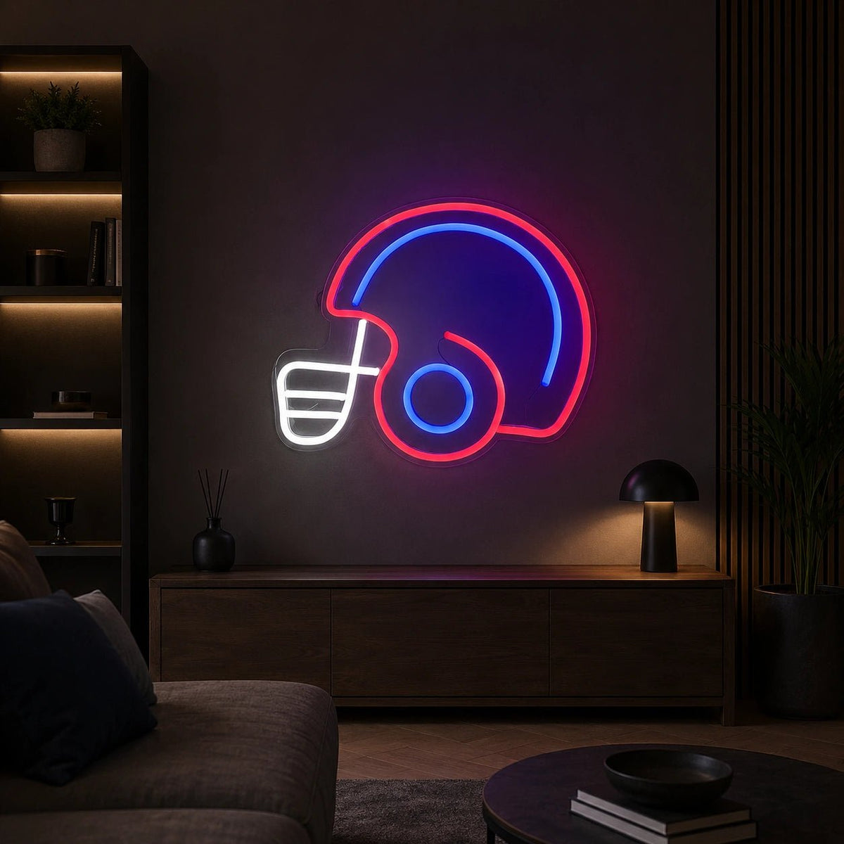 Football Helmet Man Cave LED Neon Sign - Shineneon