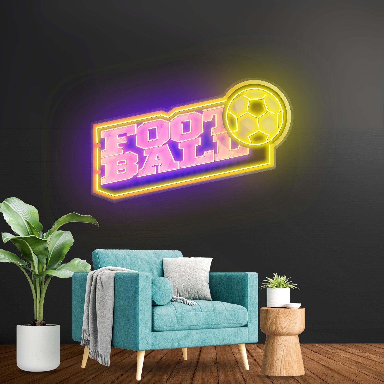 Football Led Neon Sign Light Custom Led Signs - Shineneon