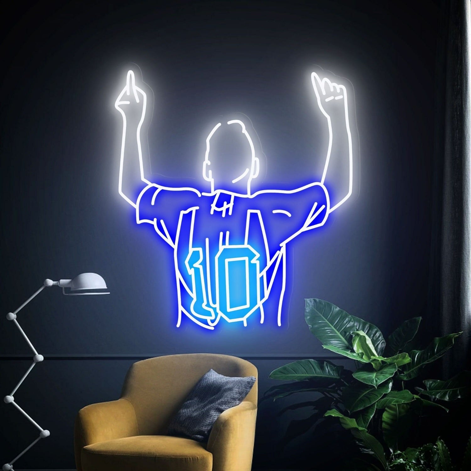 Football led neon sign Soccer Light Decor - Shineneon