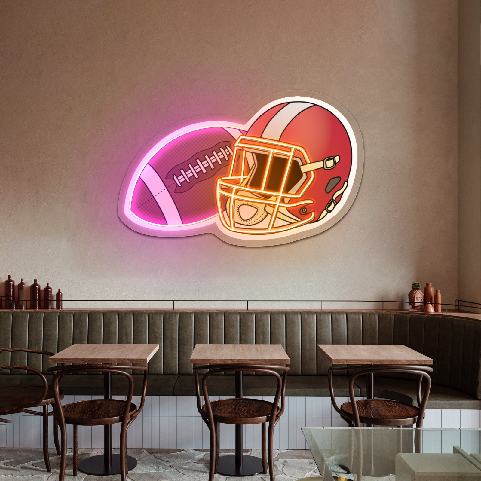 Football Sports Neon Signs For Wall Decor