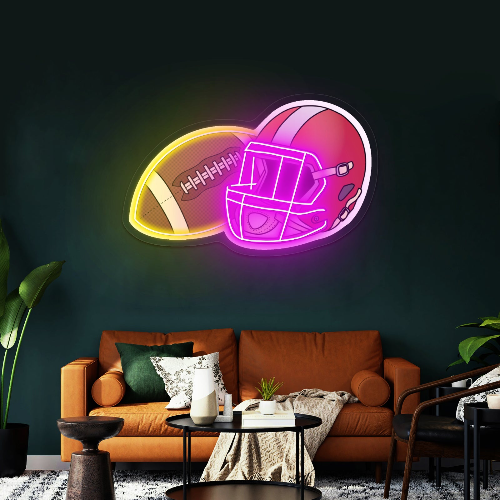 Football Sports Neon Signs For Wall Decor