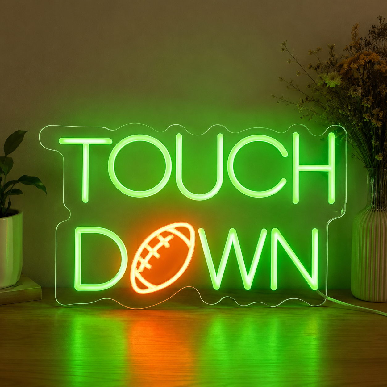 Football Wall Art LED Neon Sign main product image