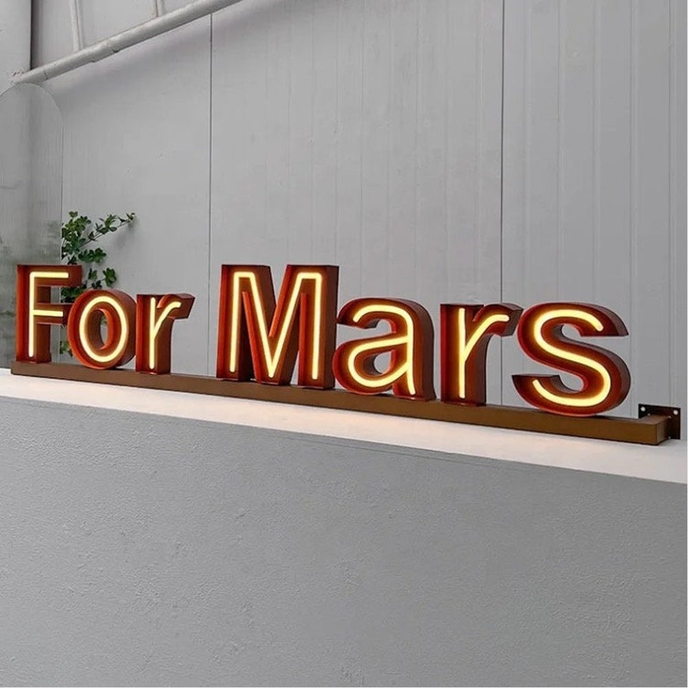 For Mars 3D Frontlit Channel Letters Led Light Sign