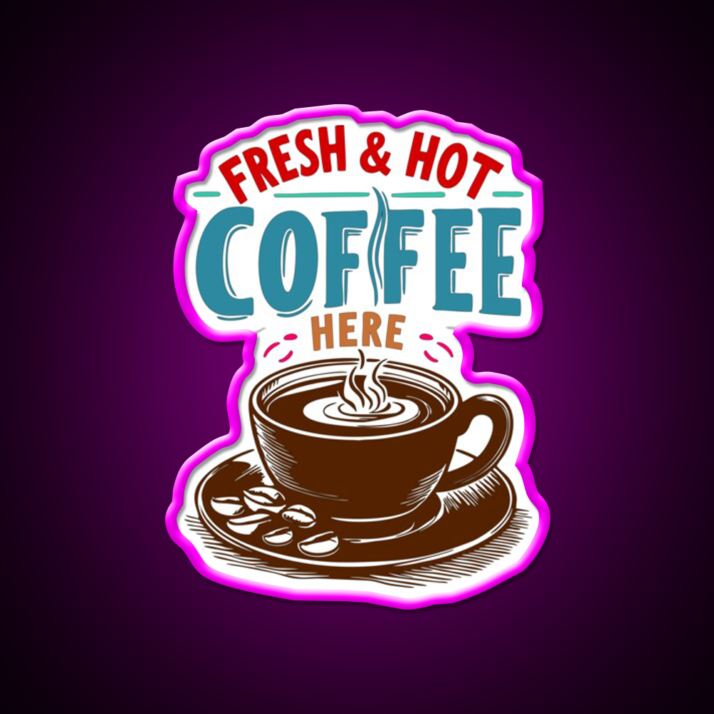 For The Coffee Enthusiast Cafe Led Neon Sign Espresso Bar Art Rgb Color