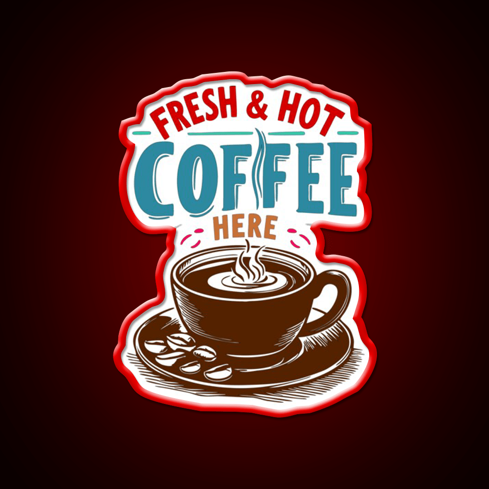 For The Coffee Enthusiast Cafe Led Neon Sign Espresso Bar Art Rgb Color - Shineneon