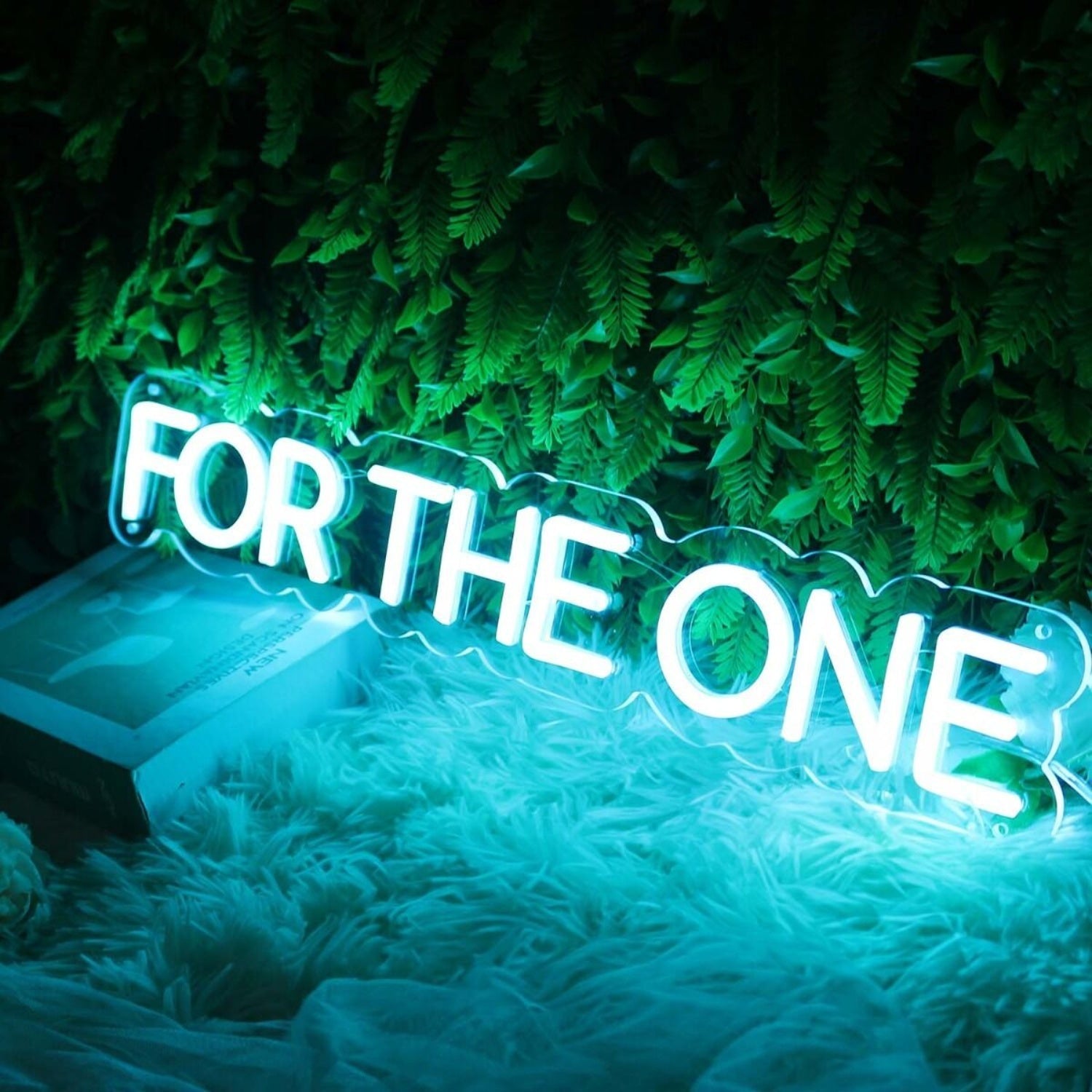For The One Blue Led Neon Sign - Shineneon