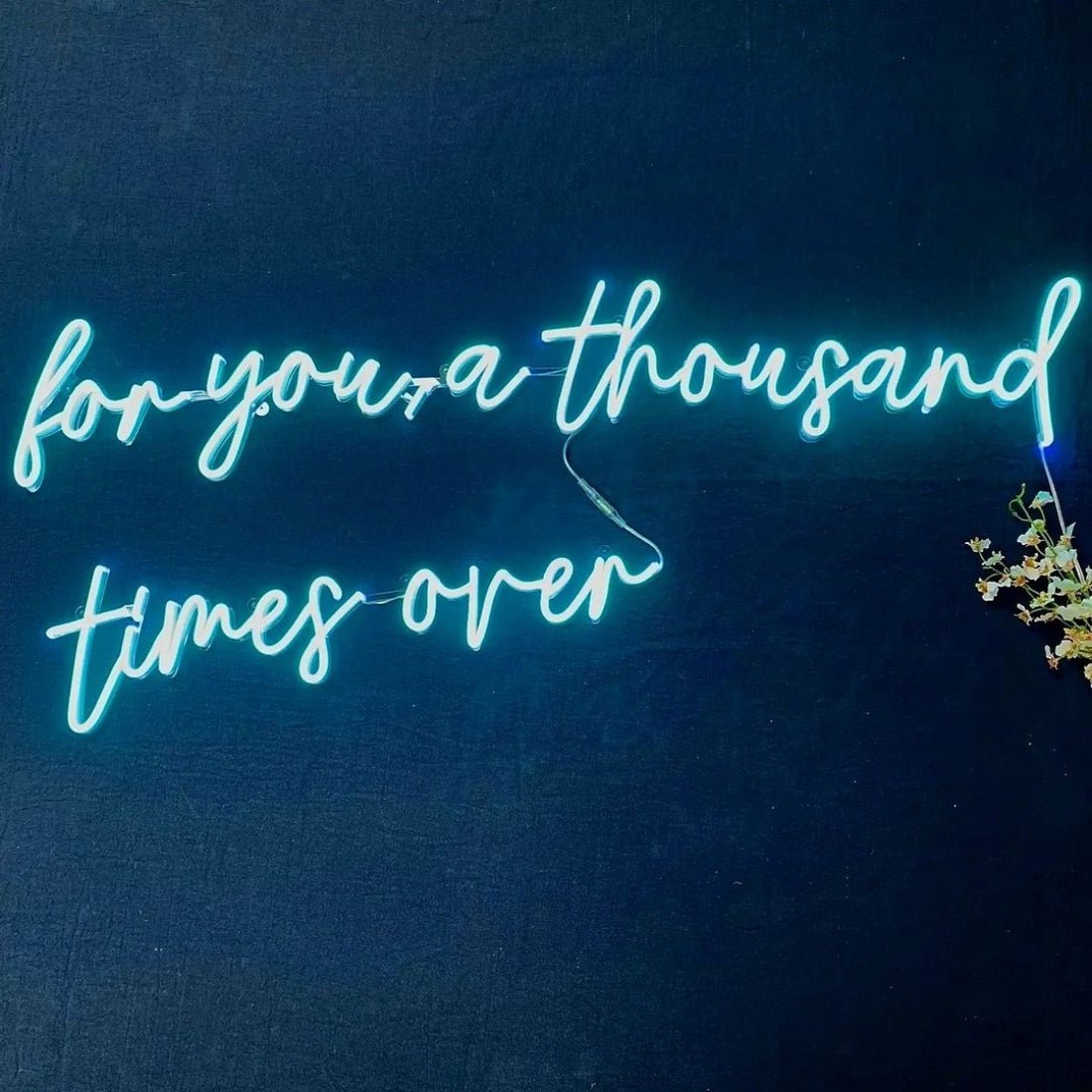 For You A Thousand Times Over Led Sign Business Neon Sign - Shineneon