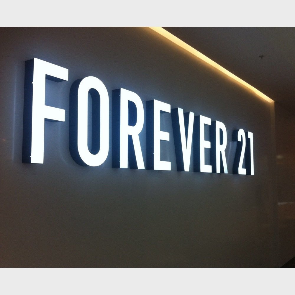Forever 21 3D Frontlit Channel Letters Led Light Sign - Shineneon