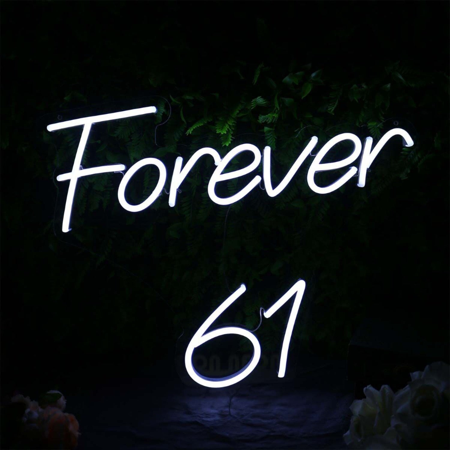 Forever 61 White Neon Sign | Shineneon