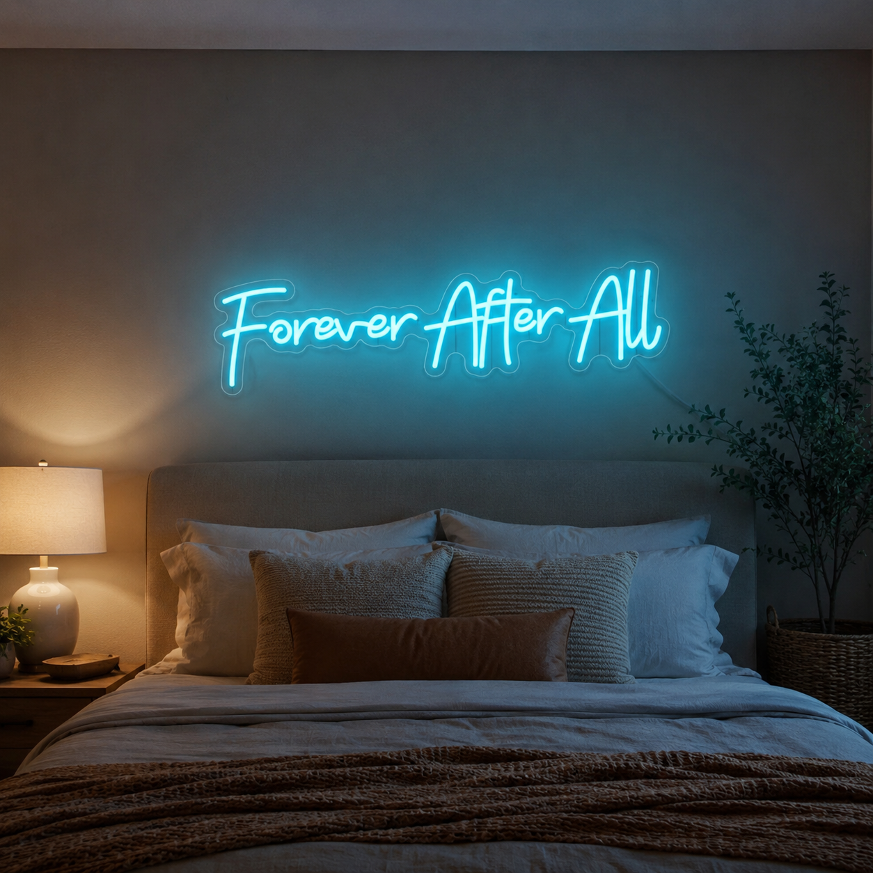 Forever After All Wall Decor LED Neon Sign - 03 Real Lifestyle Scene