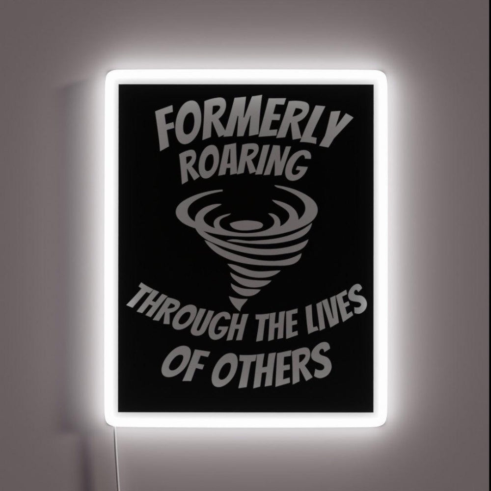 Formerly Roaring Through The Lives Tornado Rgb Led Neon Sign - Shineneon