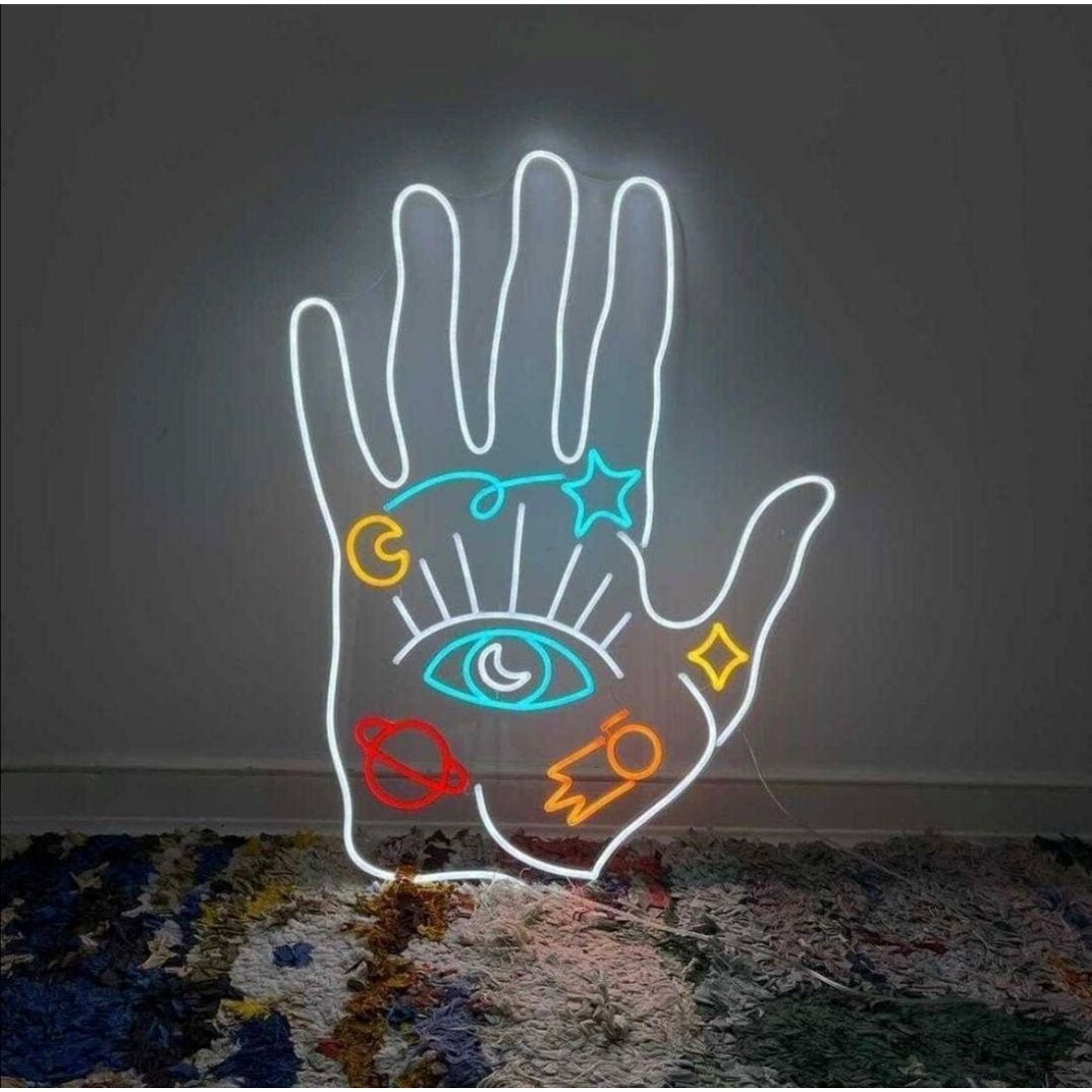 Fortune Teller Hand Palm Led Sign Business Neon Sign - Shineneon