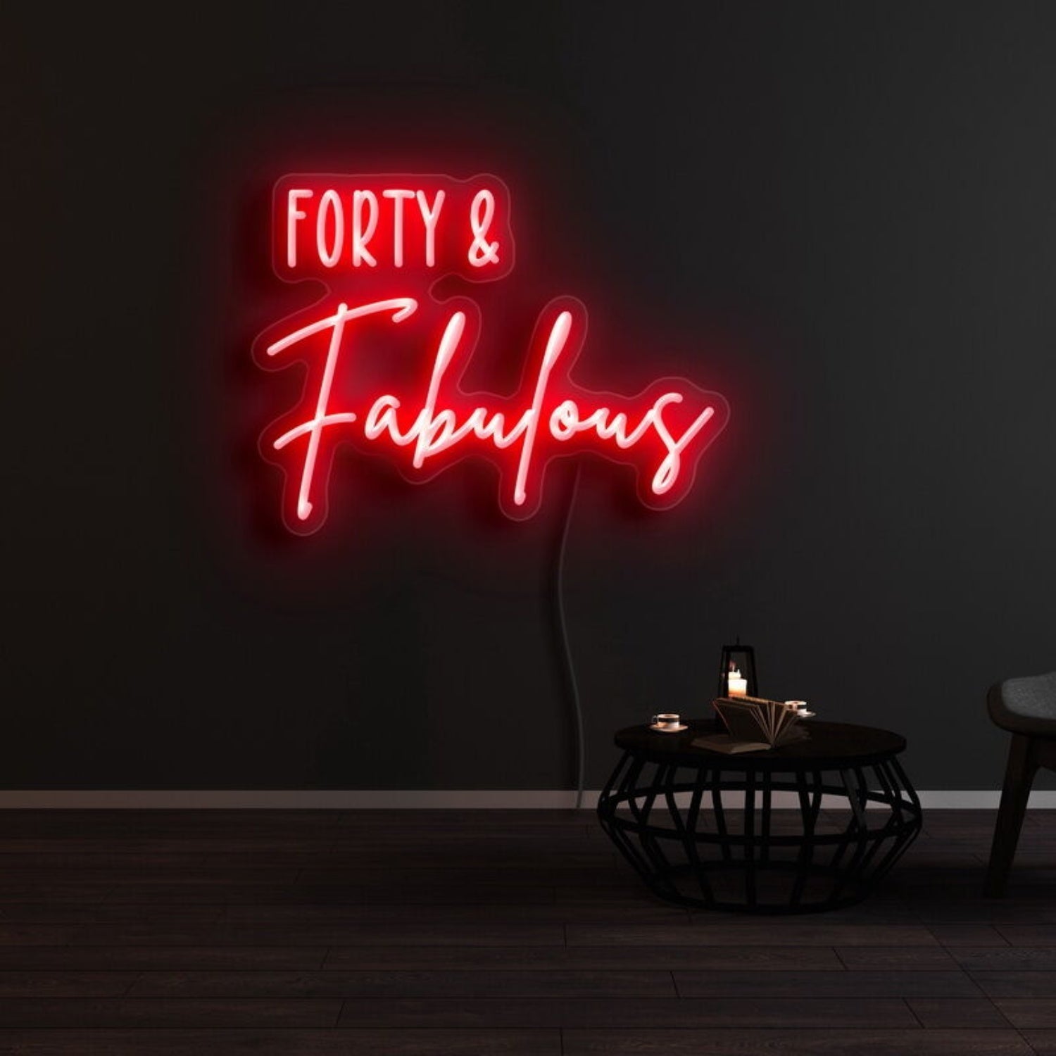 Forty And Fabulous Led Neon Sign - Shineneon