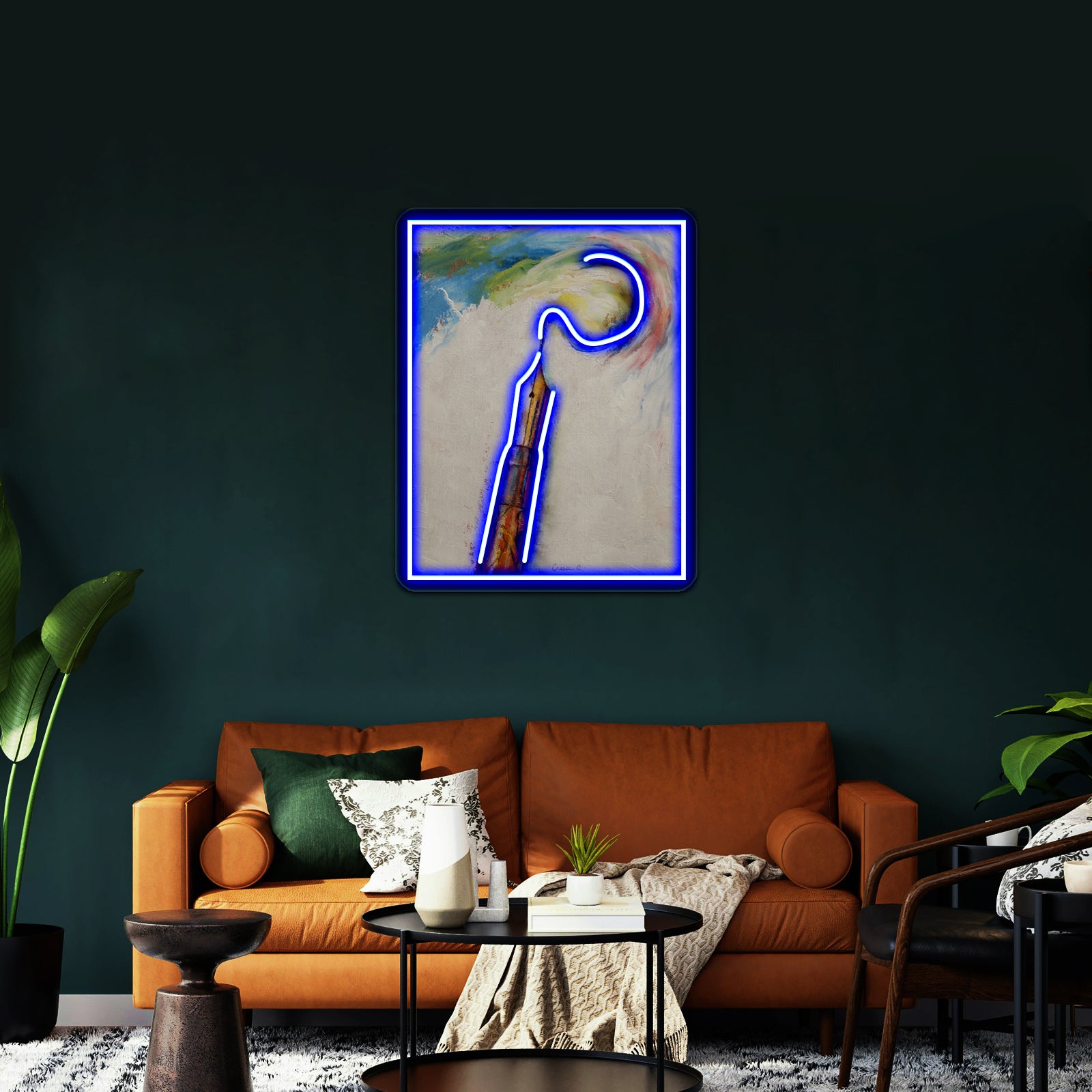 Four Christmas Symbols Led Neon Sign Artwork